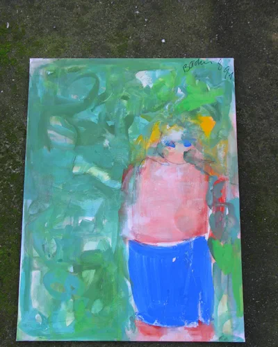 Georges Badin — Stretched Canvases, 97 × 130 cm